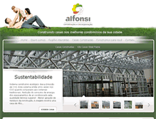 Tablet Screenshot of alfonsiconstrucoes.com